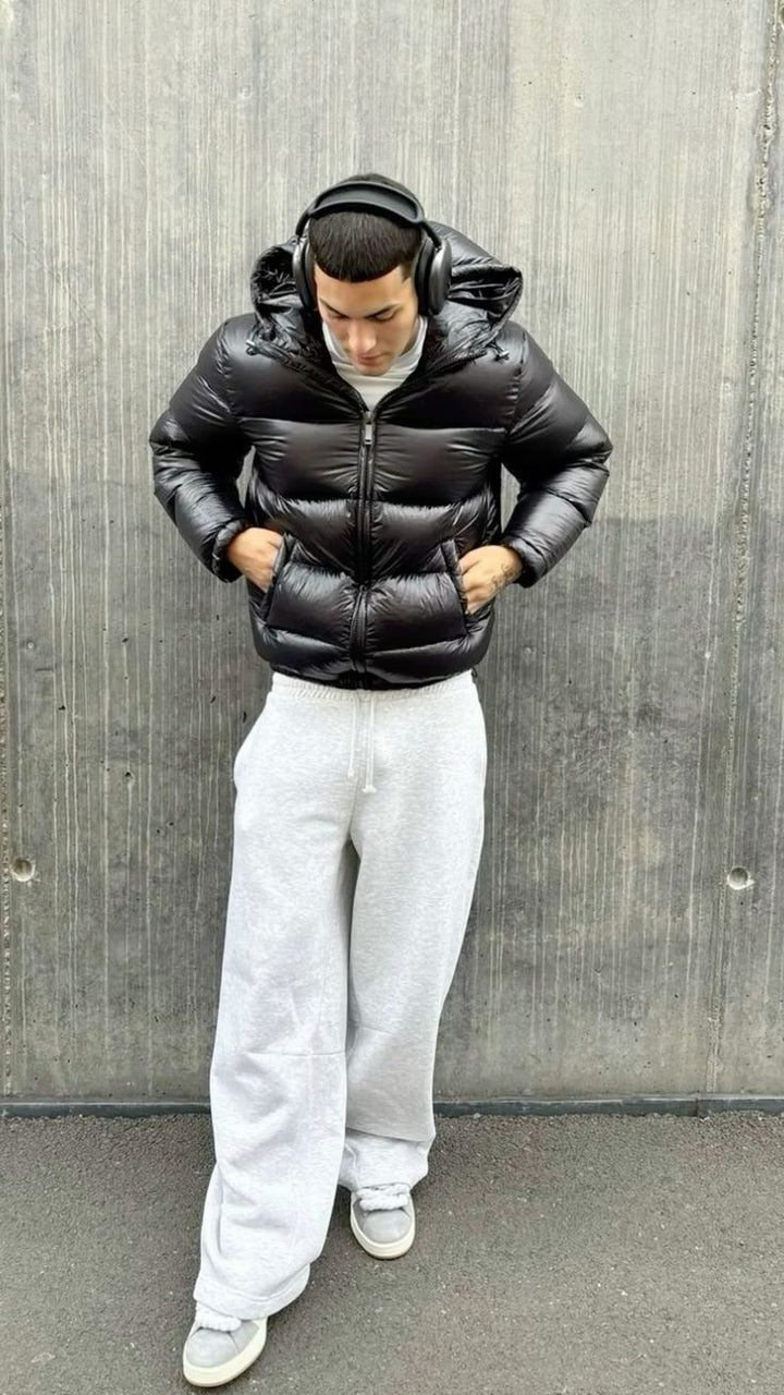 Men's Duck Down Puffer Jacket - Reliable Winter Warmth