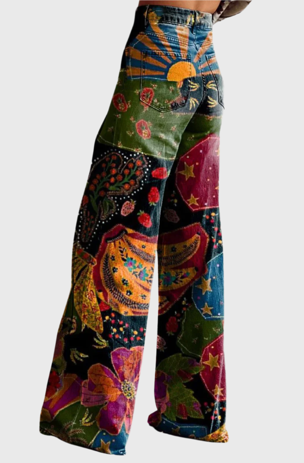 Women's Wide-Leg Boho Pants for Effortless Elegance