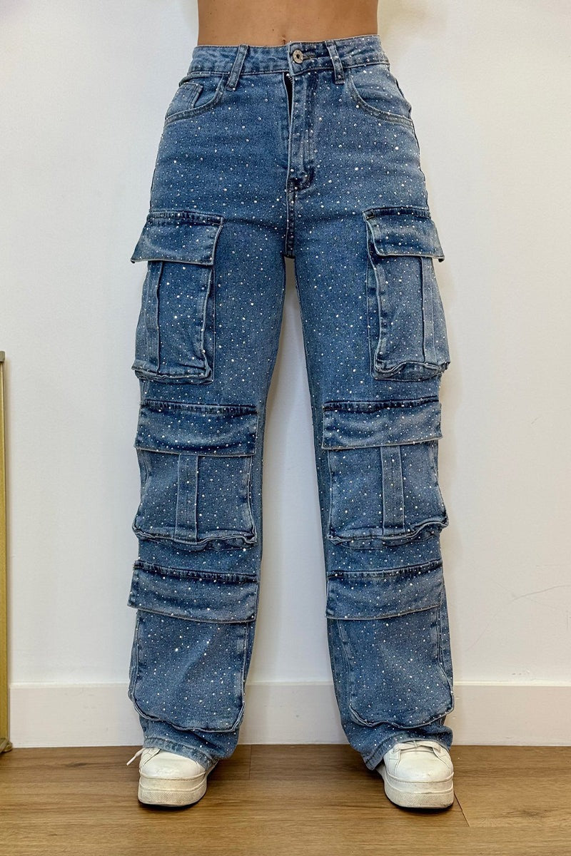 Women's High-Waisted Wide-Leg Jeans - Effortless Streetwear Style