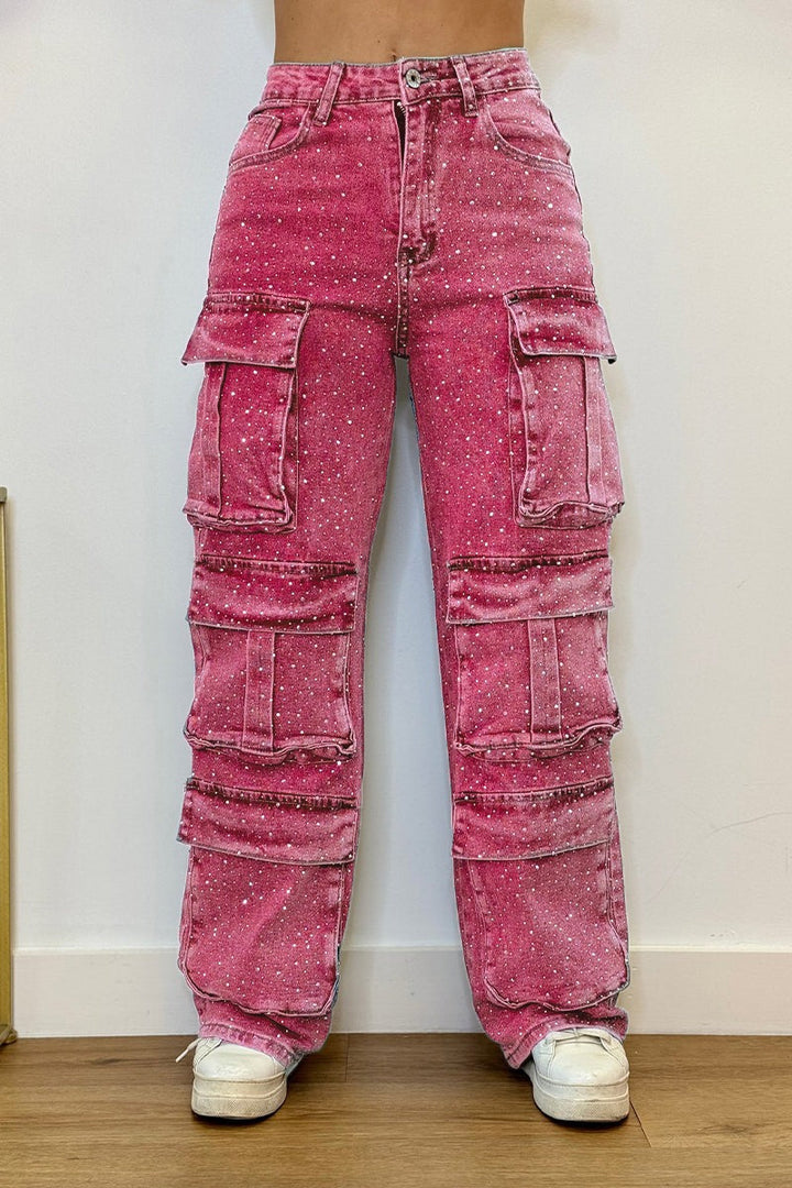 Women's High-Waisted Wide-Leg Jeans - Effortless Streetwear Style