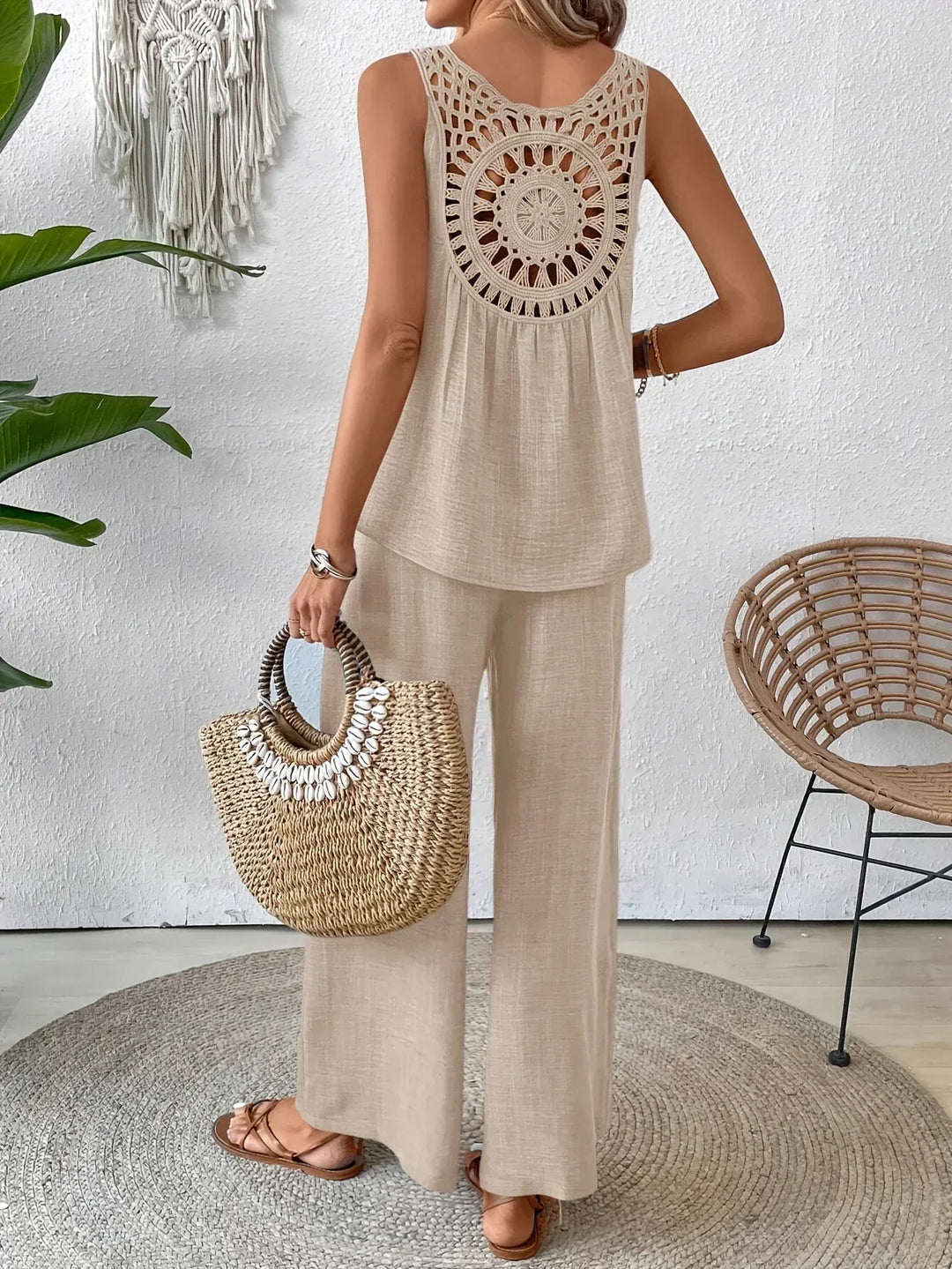 Women's Elowen Tank and Pants Set – All-Day Chic Style