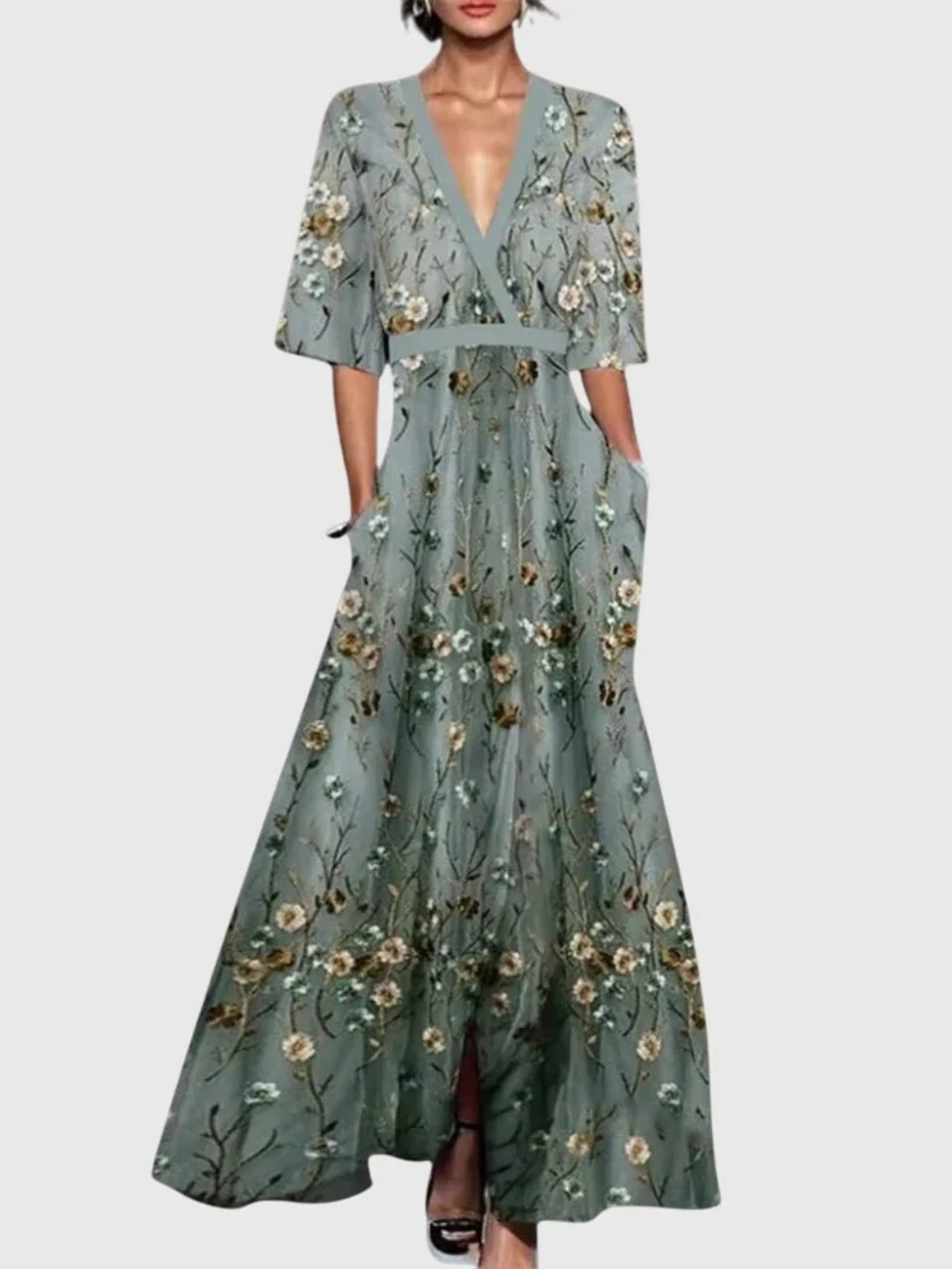 Women's Elegant Spring Dress - Versatile Day to Night