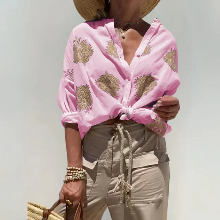 Women's Light and Chic Blouse - Effortless Everyday Elegance