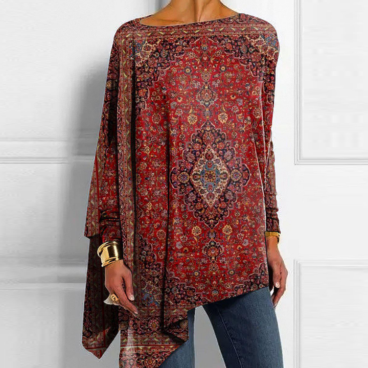 Women's Boat Neck Blouse - Effortless Everyday Elegance