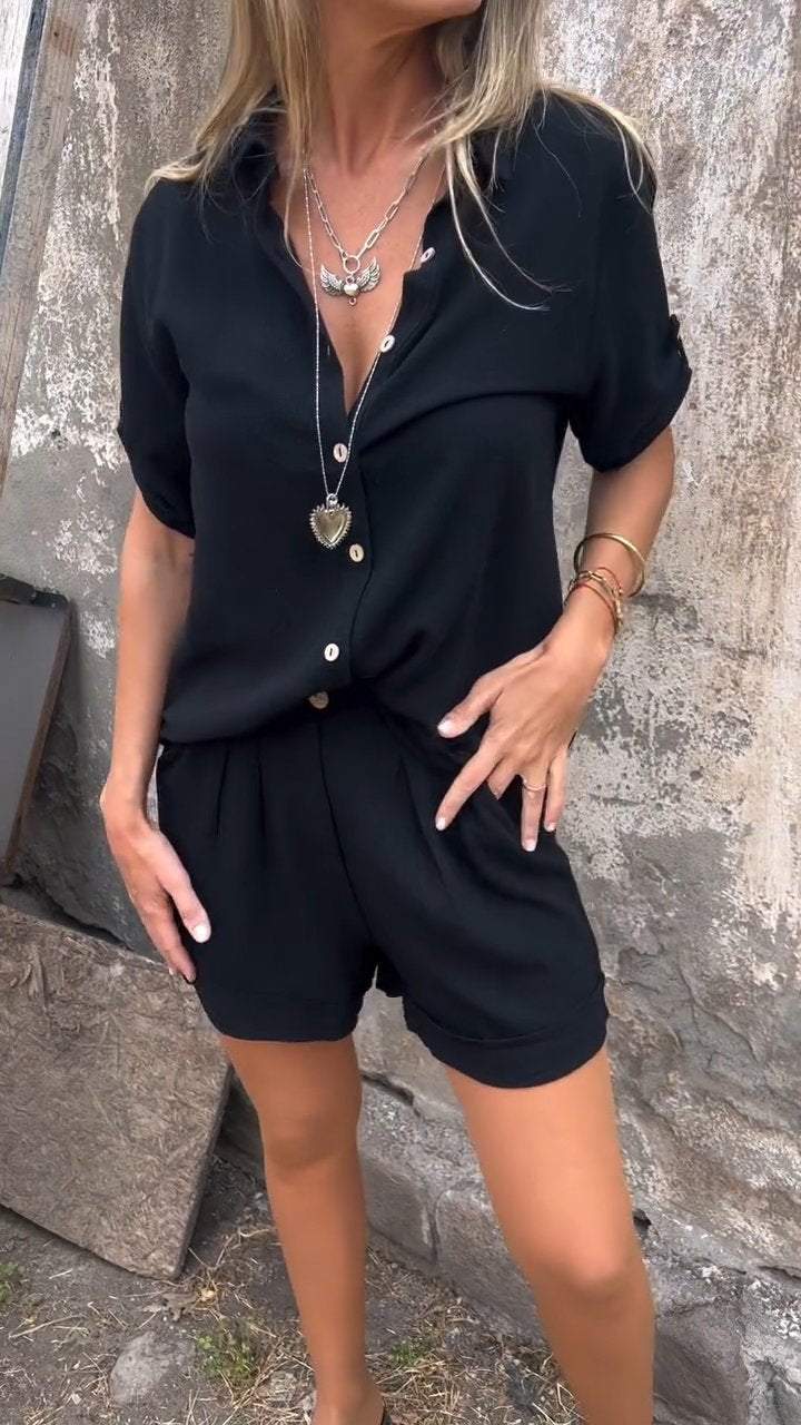 Women's Cotton-Linen Two-Piece Set - Breezy & Timeless