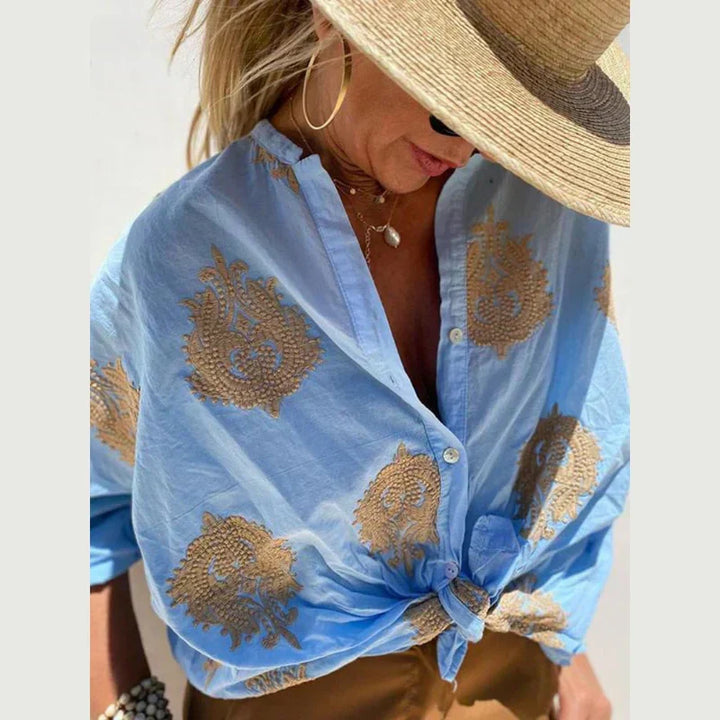 Women's Light and Chic Blouse - Effortless Everyday Elegance