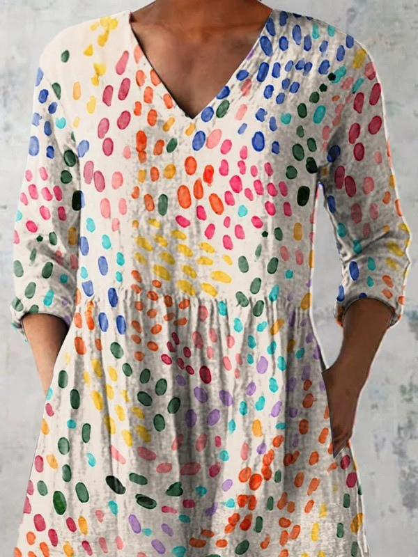 Women's V-Neck Longline Shirt - Effortless Everyday Style