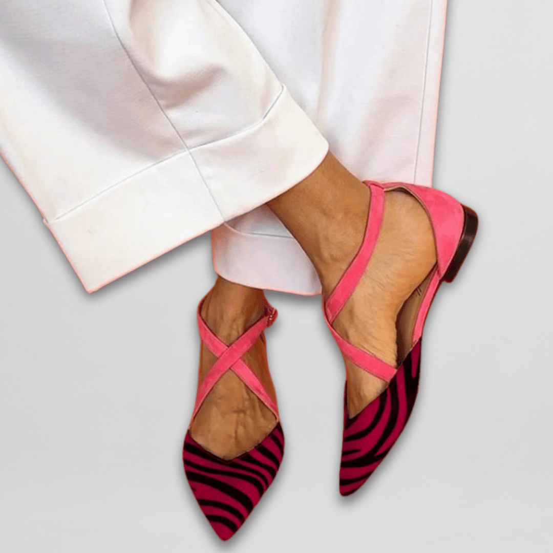 Women's Strappy Ballet Flats - Effortless Elegance