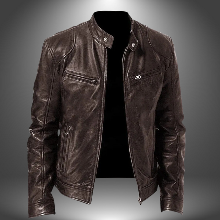 Men's Artisan Biker Leather Jacket - Everyday Style