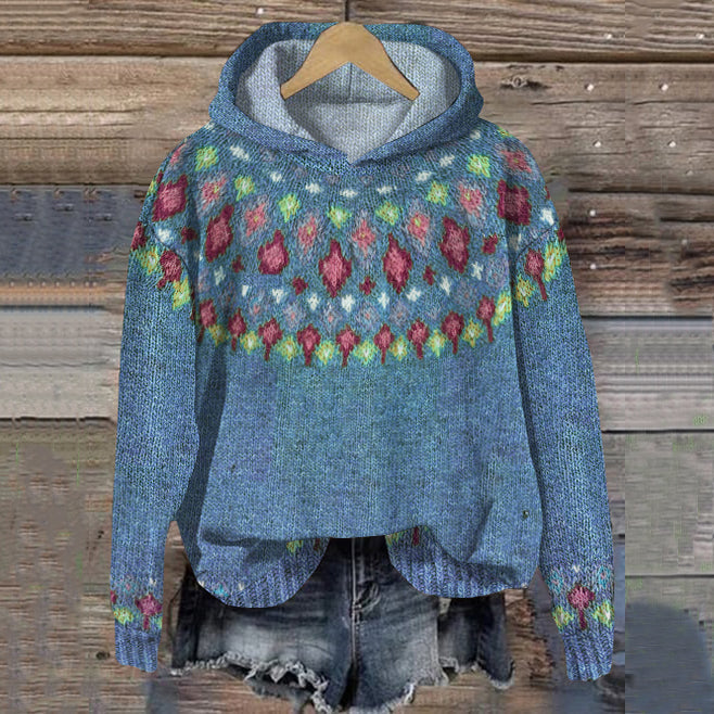 Women's Warm Nordic Hoodie - Cozy Everyday Essential