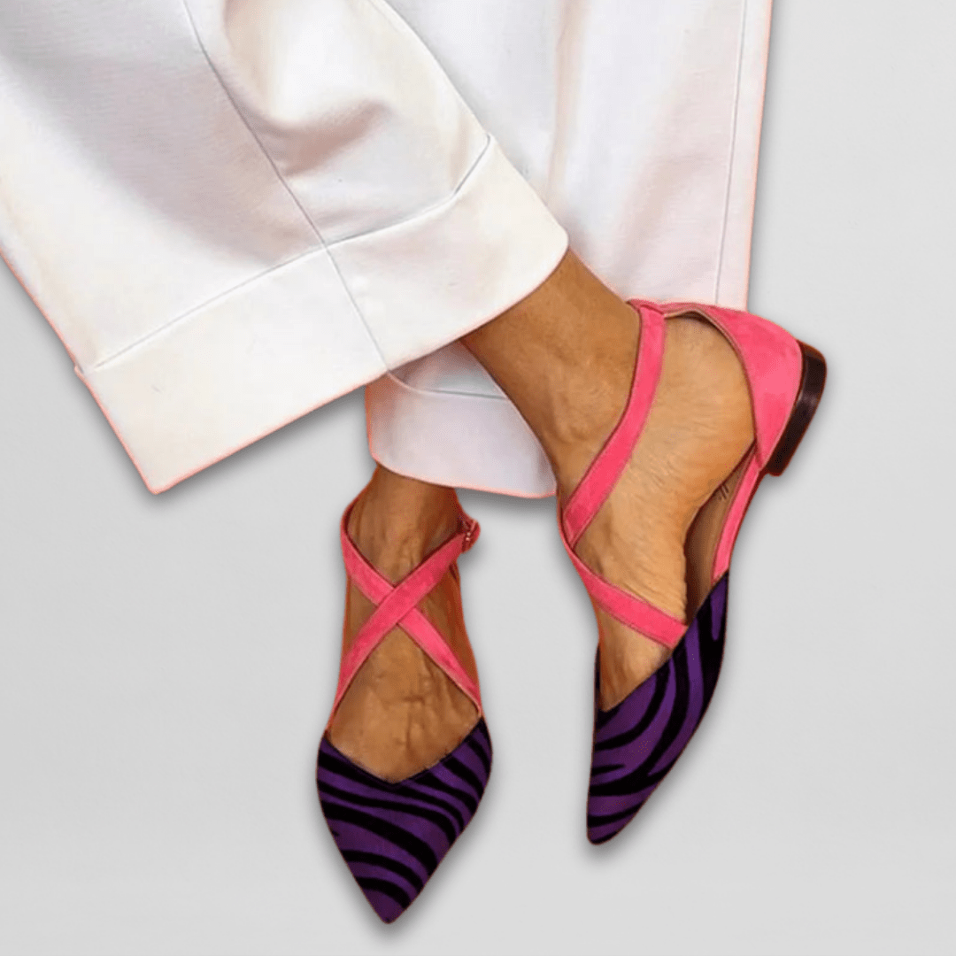 Women's Strappy Ballet Flats - Effortless Elegance