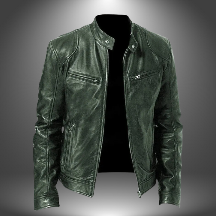 Men's Artisan Biker Leather Jacket - Everyday Style