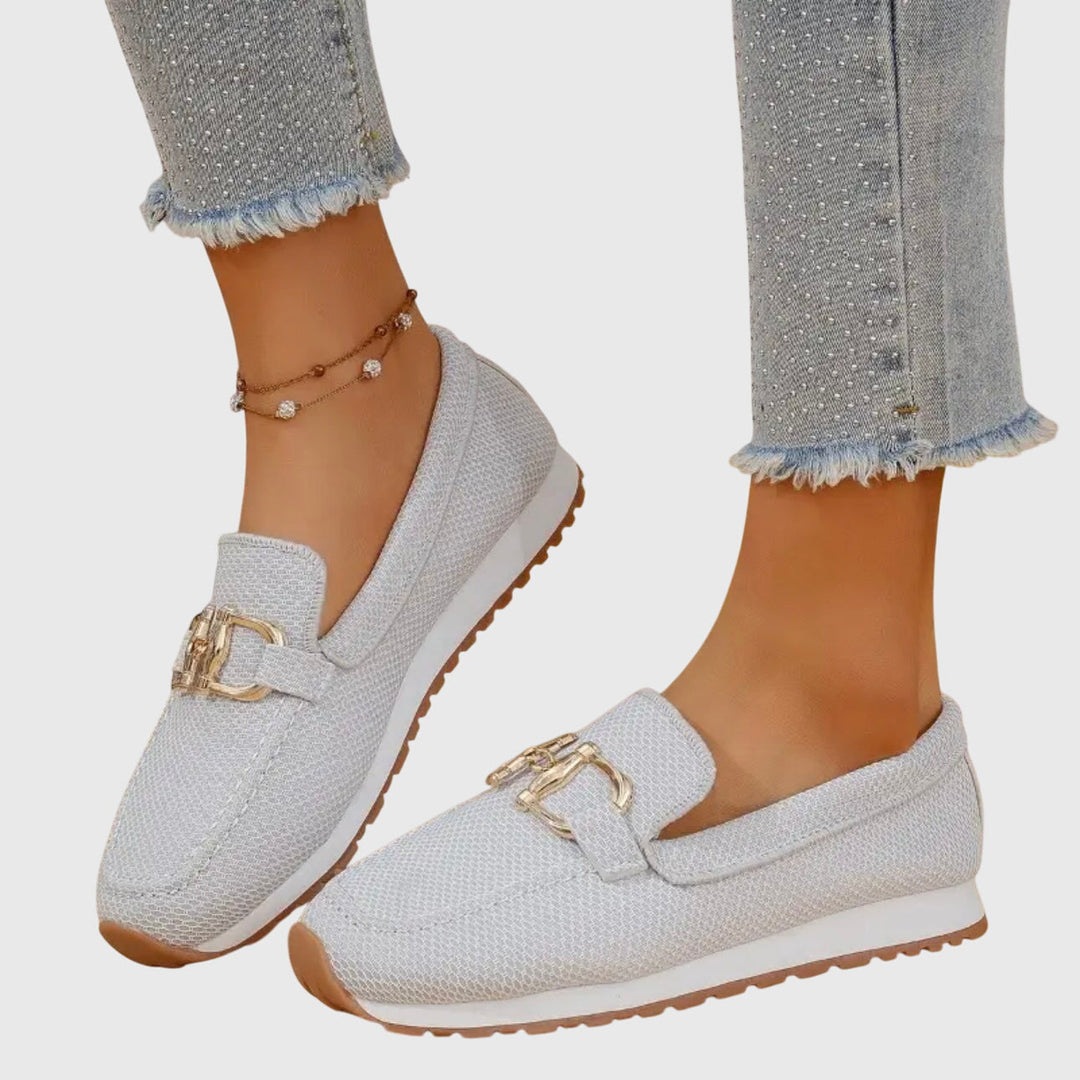 Women's Mesh Slip-On Sneakers - Orthopedic Comfort All Day