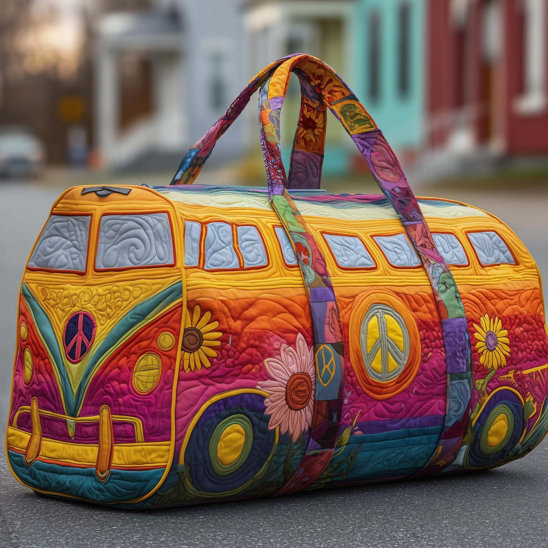 Women's Padded Travel Bag - Artisan Print for Stylish Weekends