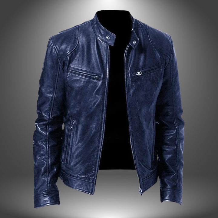 Men's Artisan Biker Leather Jacket - Everyday Style