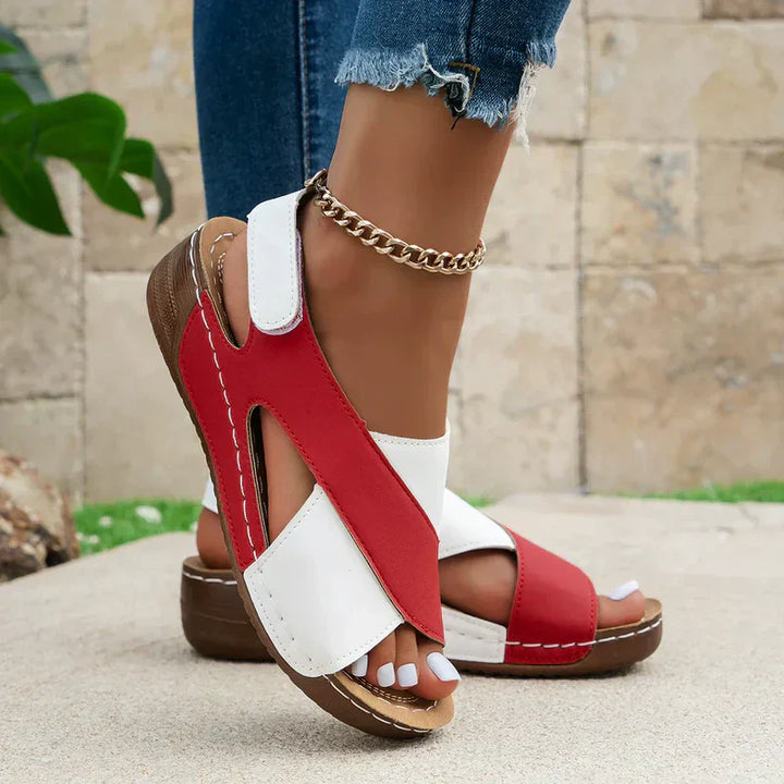 Women's Memory Foam Orthopedic Wedge Sandals - All Day Comfort