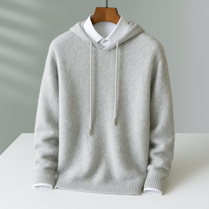 Men's Cashmere Hoodie – Soft Tailored Pullover Hood