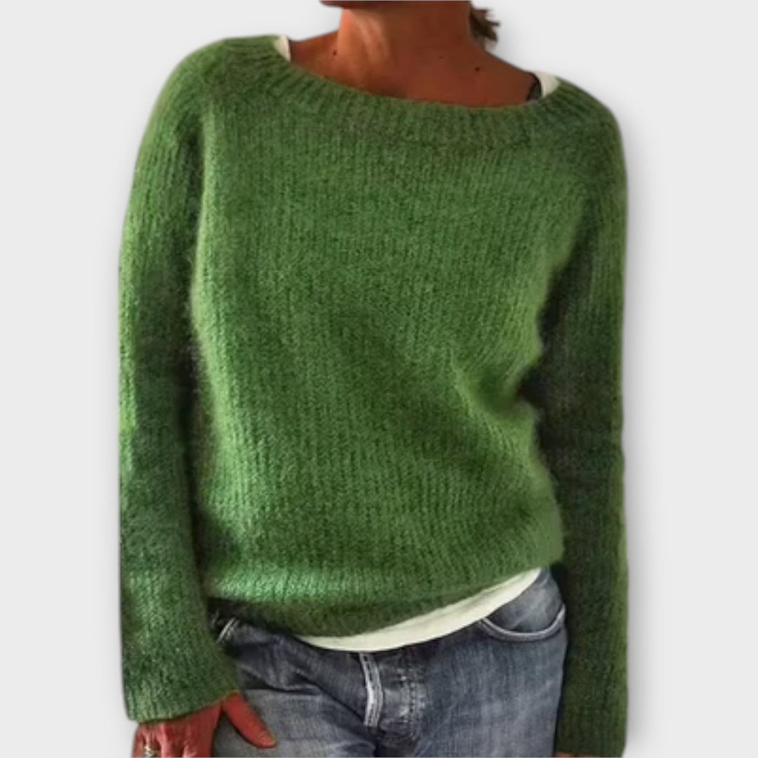 Women's Cozy Charm Knit Sweater - Relaxed Everyday Comfort