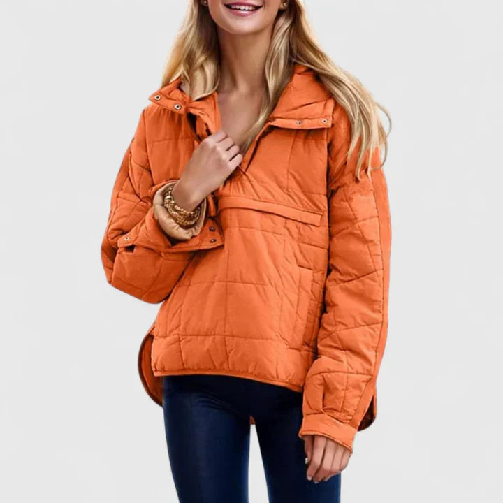 Women's Cora Cozy Quilted Puffer Jacket - Lightweight Warmth