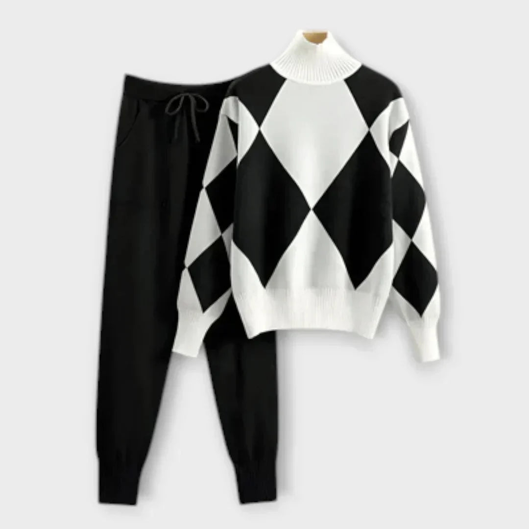 Women's Elegant Two-Piece Set - Versatile Day-to-Night Outfit