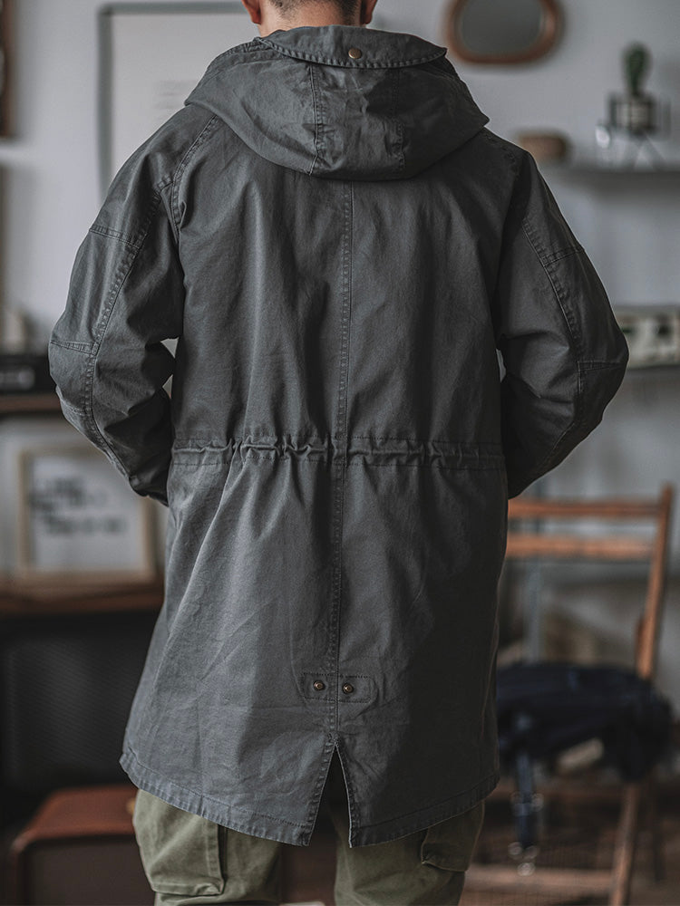 Men's Heavyweight Cotton Fishtail Parka - Vintage Military Inspired
