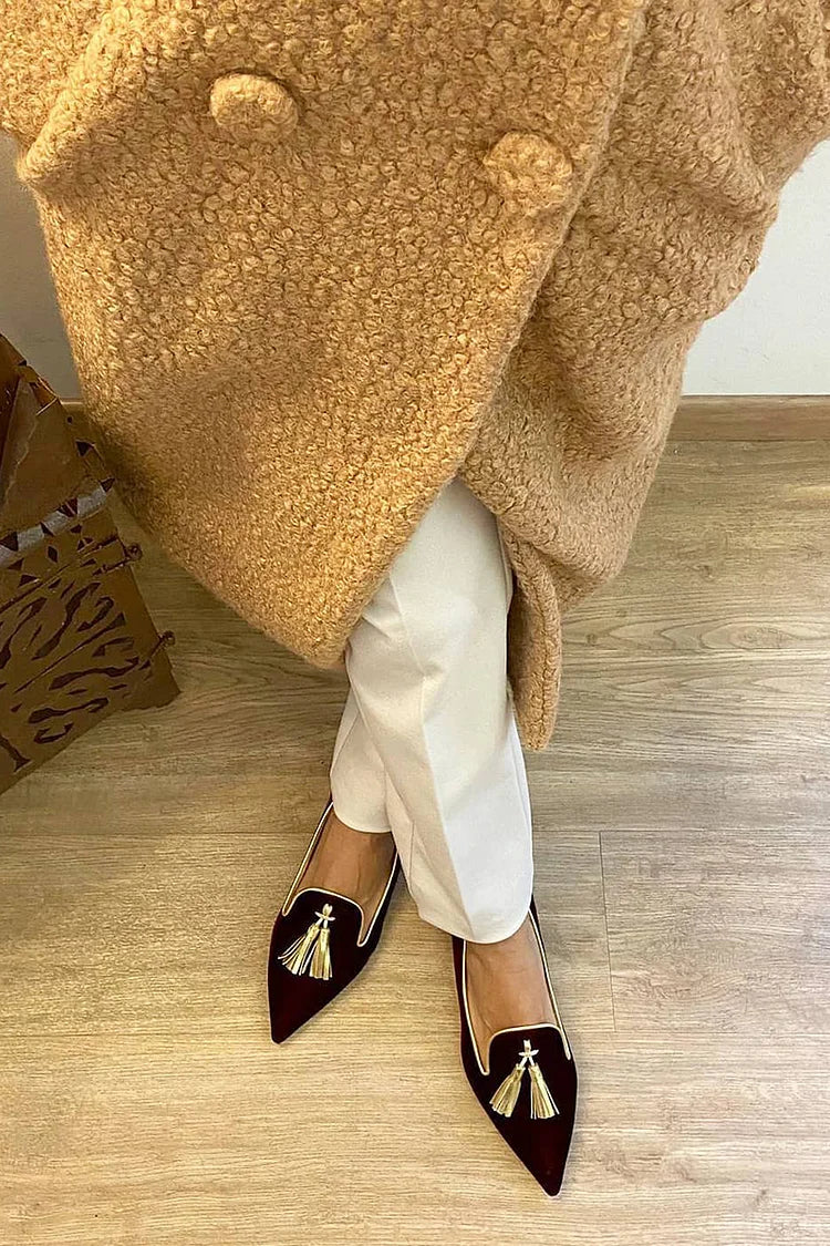 Women's Elegant Tassel Loafers - Classic Everyday Style