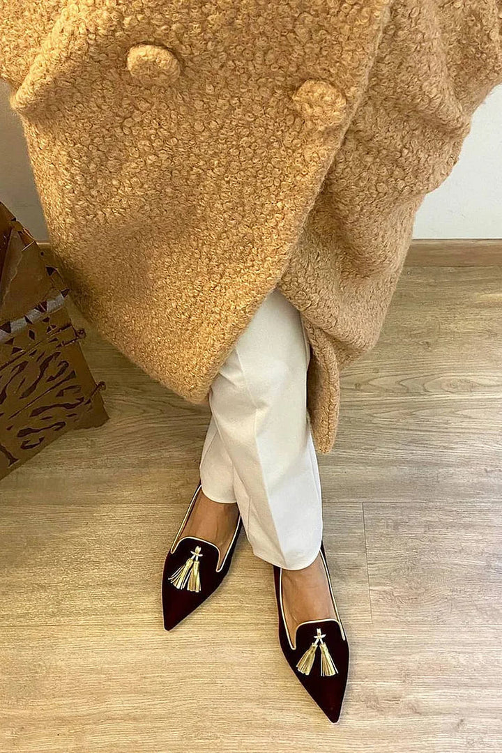 Women's Elegant Tassel Loafers - Classic Everyday Style