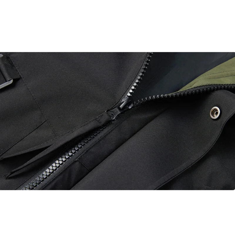 Men's Hooded Shell Jacket – Water-Resistant Lightweight Rain Jacket