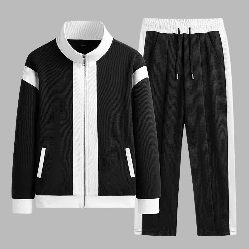 Men's Lycra Active Set – Streamlined Two-Piece for Gym and Street