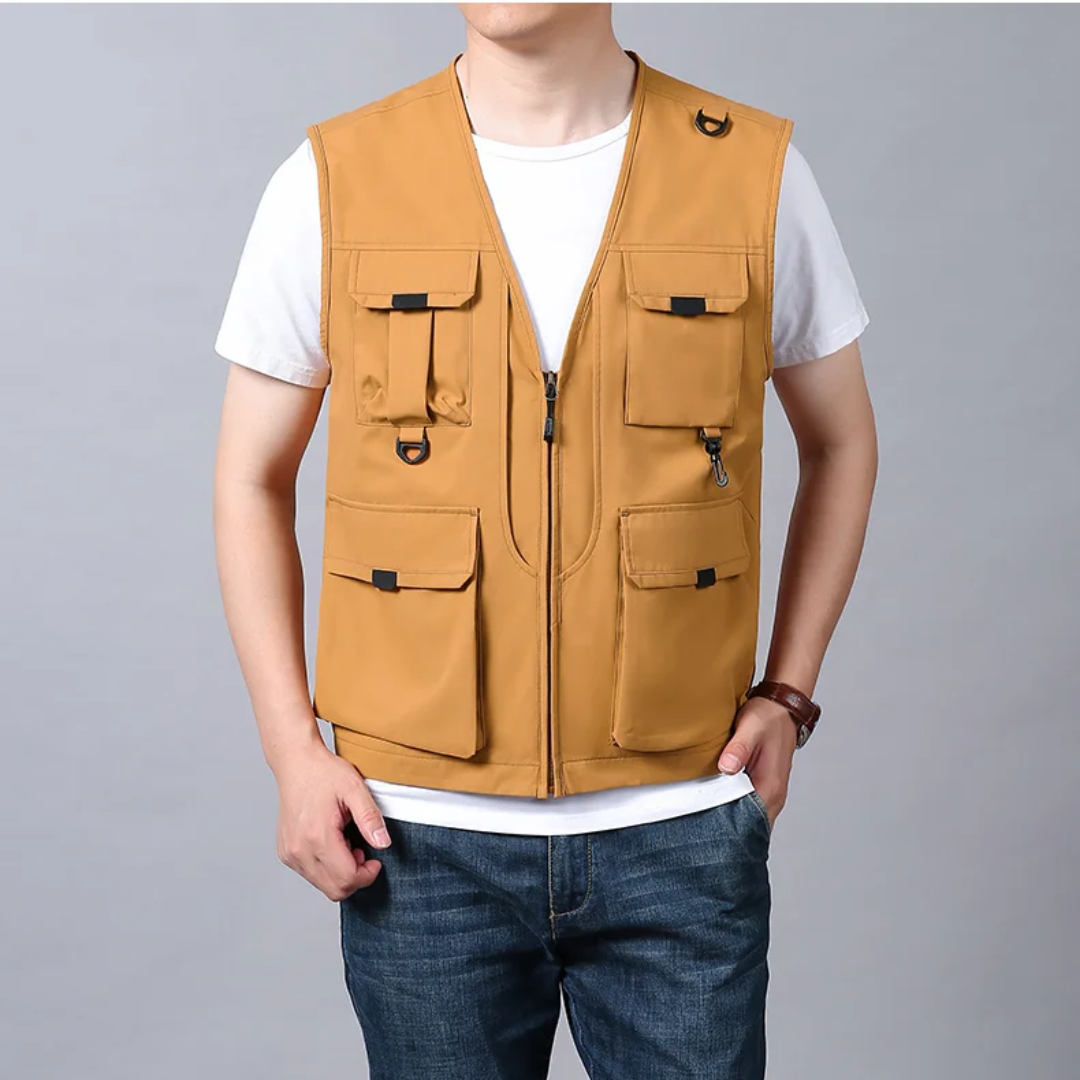 Women's Stylish Cargo Vest - Casual Layering Essential