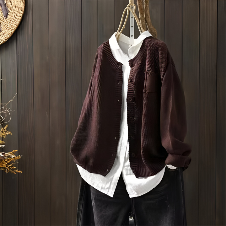 Women's Knit Casual Cardigan - Cozy Everyday Layering