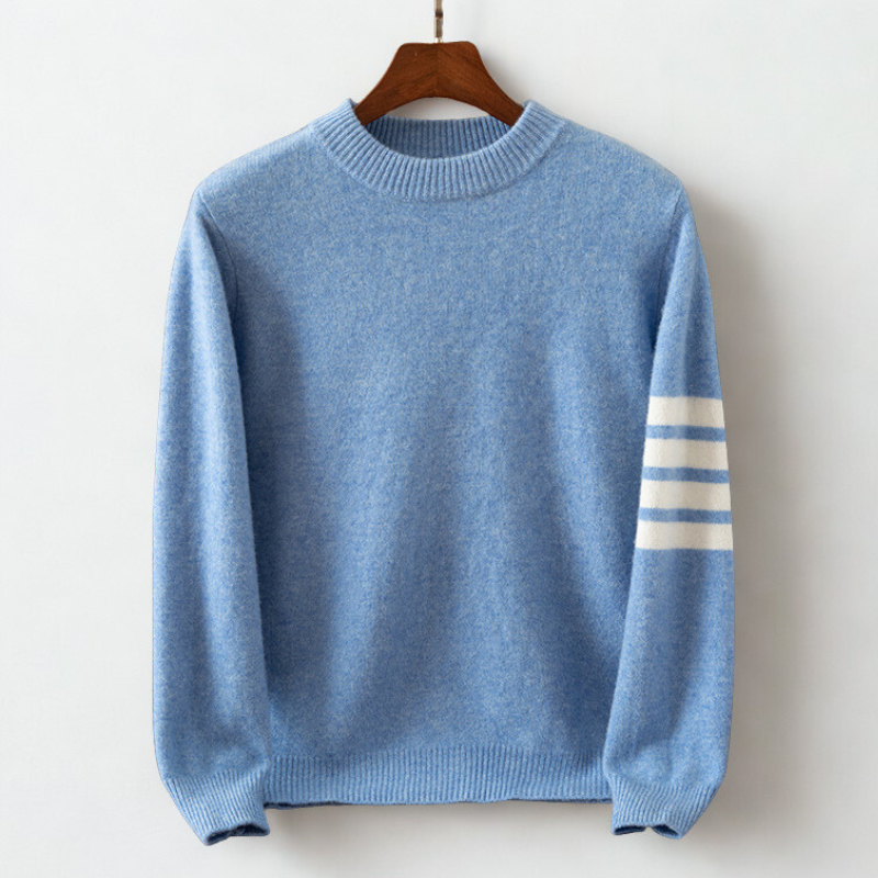 Men's Cashmere Blend Crew Neck Jumper – Soft Everyday Knit
