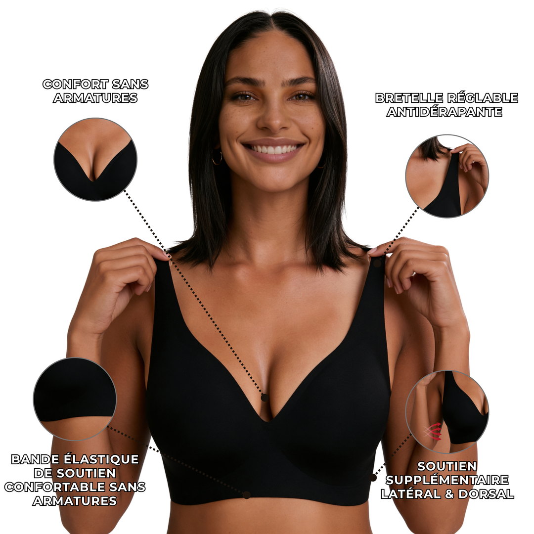 Women's Seamless Second-Skin Bra – Wireless Everyday Comfort