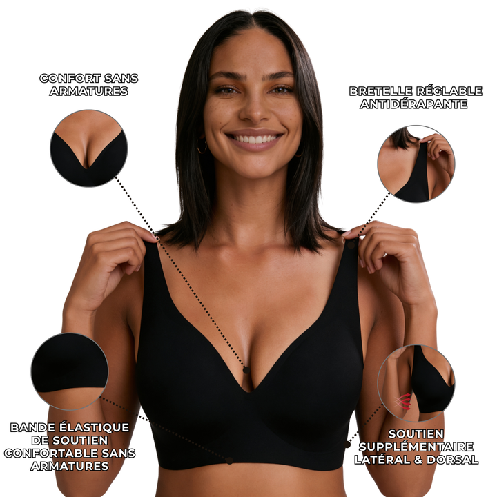 Women's Seamless Second-Skin Bra – Wireless Everyday Comfort
