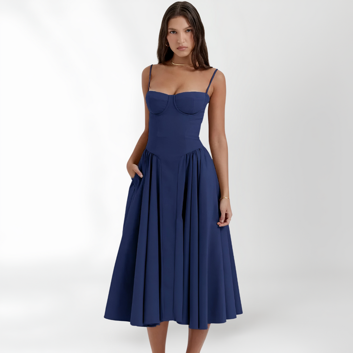 Women's Maren Sleeveless Corset Dress - Elegant & Sophisticated