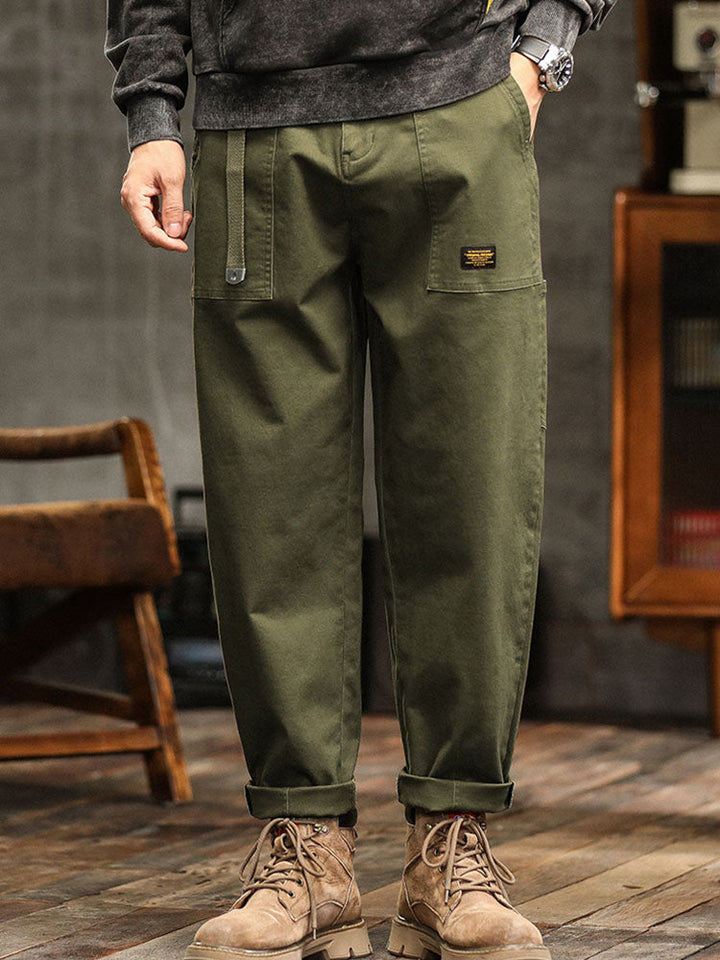 Men's Vintage-Inspired Cargo Pants - Everyday Utility