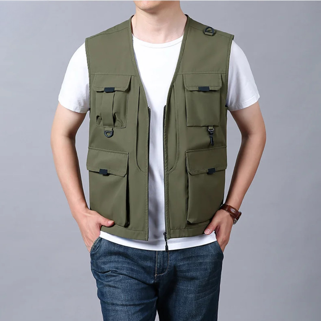 Women's Stylish Cargo Vest - Casual Layering Essential
