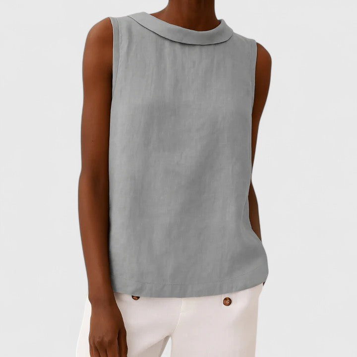 Women's Classic Ease Sleeveless Blouse - Effortless Layerable