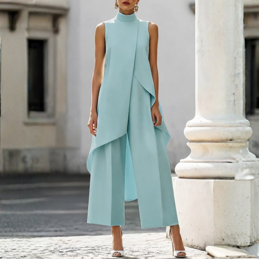 Women's Viviana Drop-Waist Jumpsuit - Elegant & Flattering