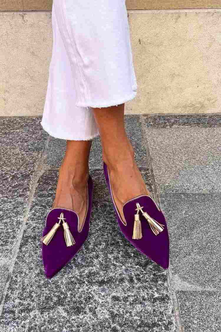 Women's Elegant Tassel Loafers - Classic Everyday Style