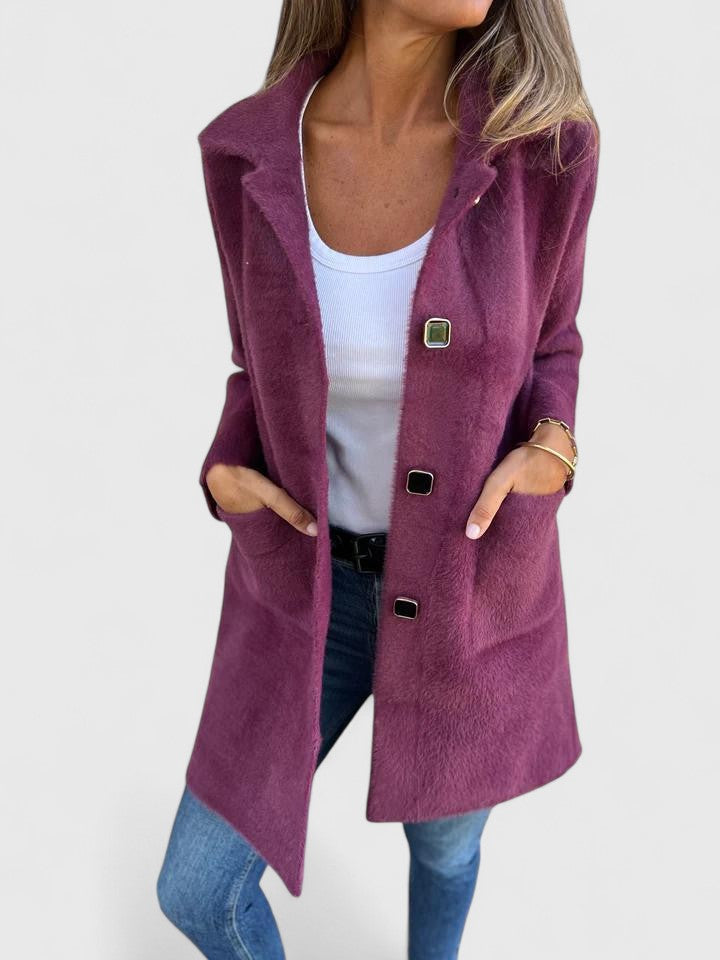 Women's Soft Long Coatigan - Effortless Layering Piece