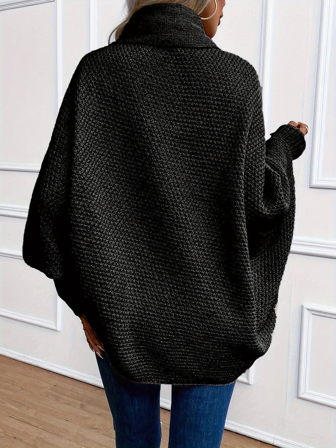 Women's Batwing Knit Cardigan - Effortless Layering Essential