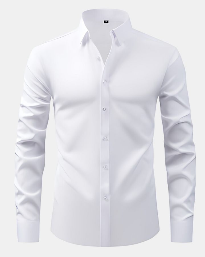 Men's Stretch Dress Shirt – Wrinkle-Resistant Office Shirt