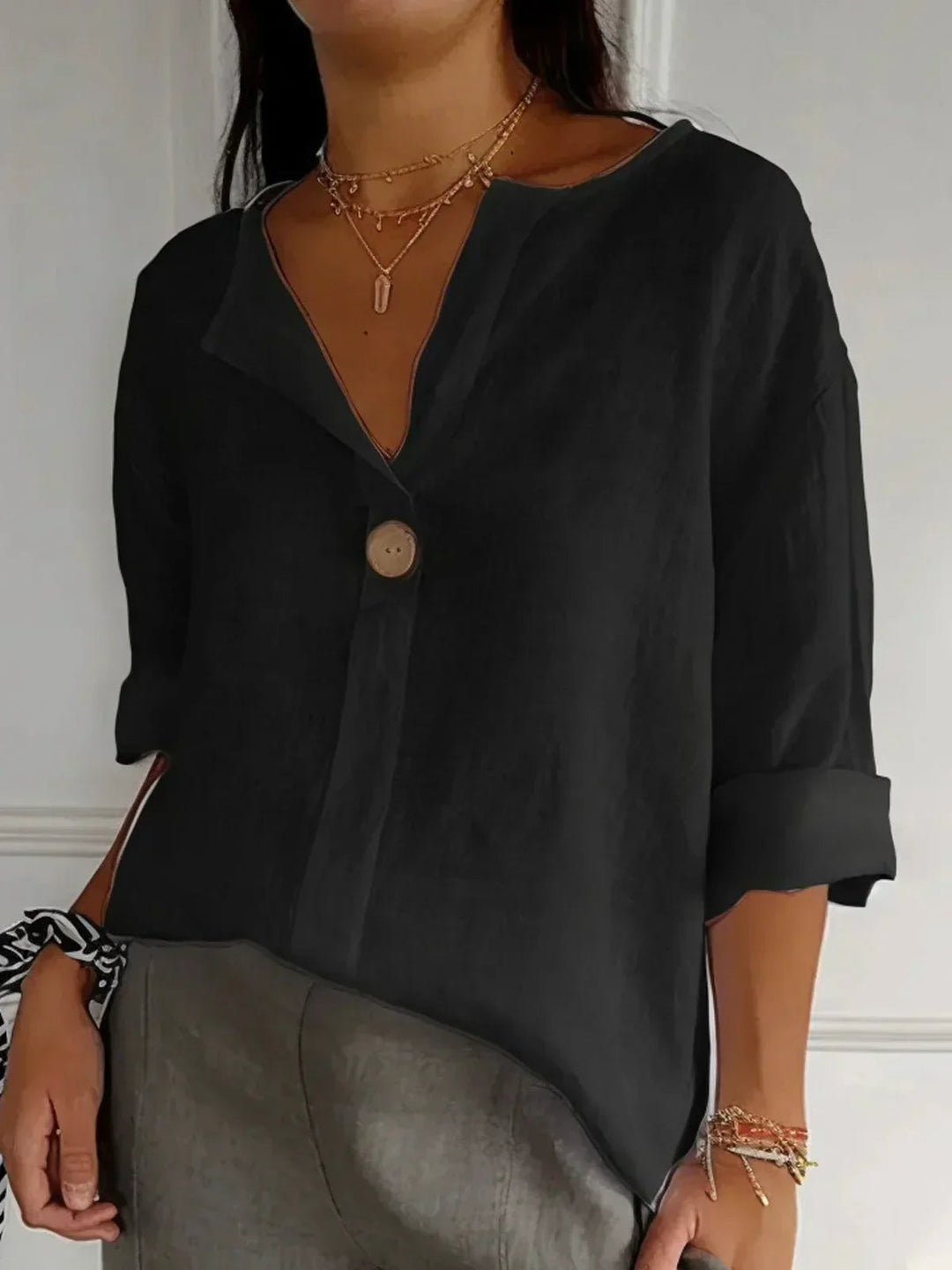 Women's Isolde Chic Comfort Blouse - Effortless Everyday Style