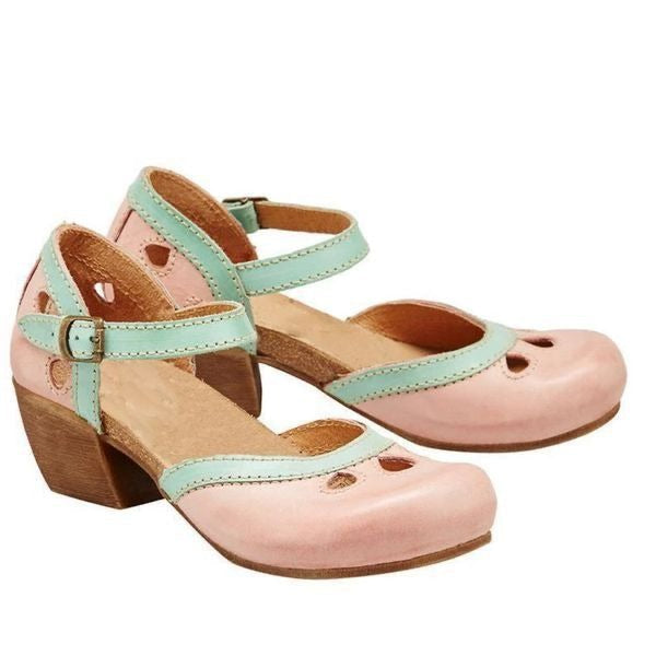 Women's Vintage Charm Mary Jane Flats - Everyday Elegance