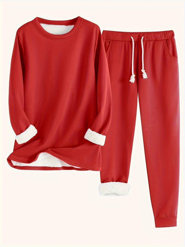 Women's Riley Cozy Fleece-Lined Lounge Set - All-Day Comfort