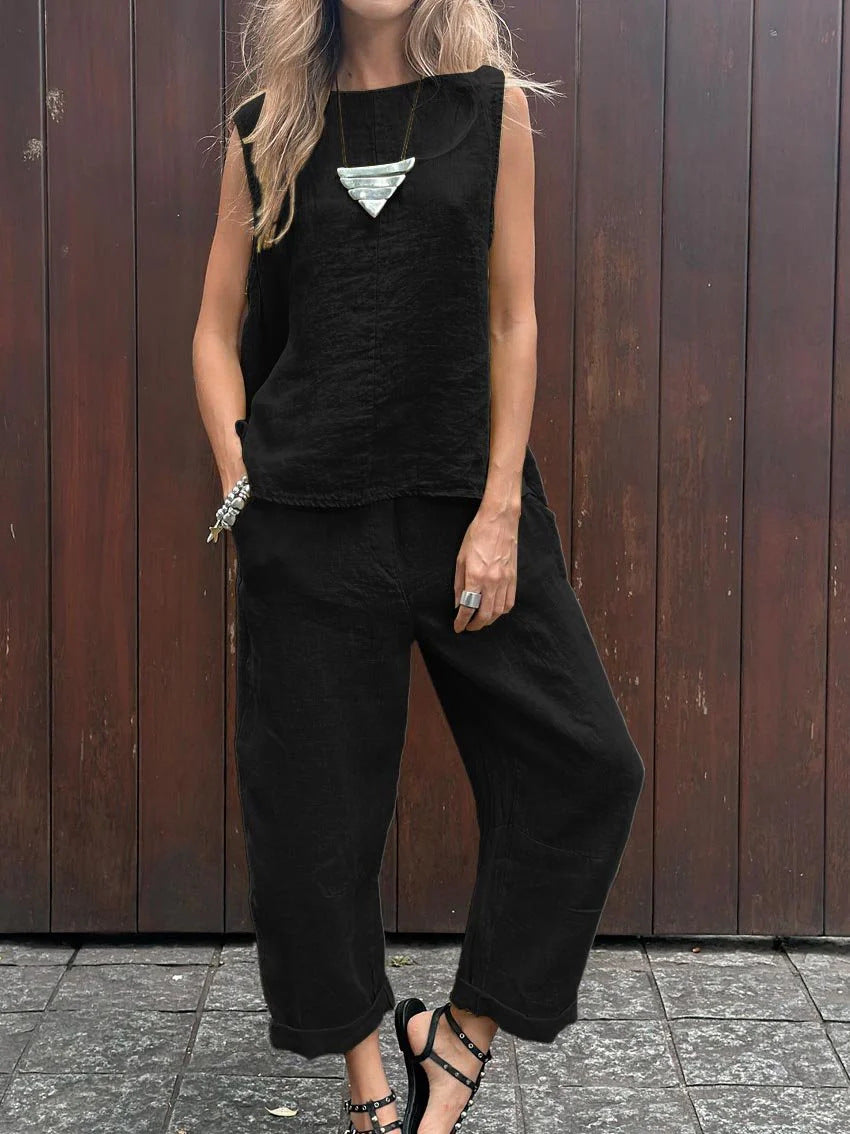 Women's Casual Two-Piece Set - Effortless Everyday Style