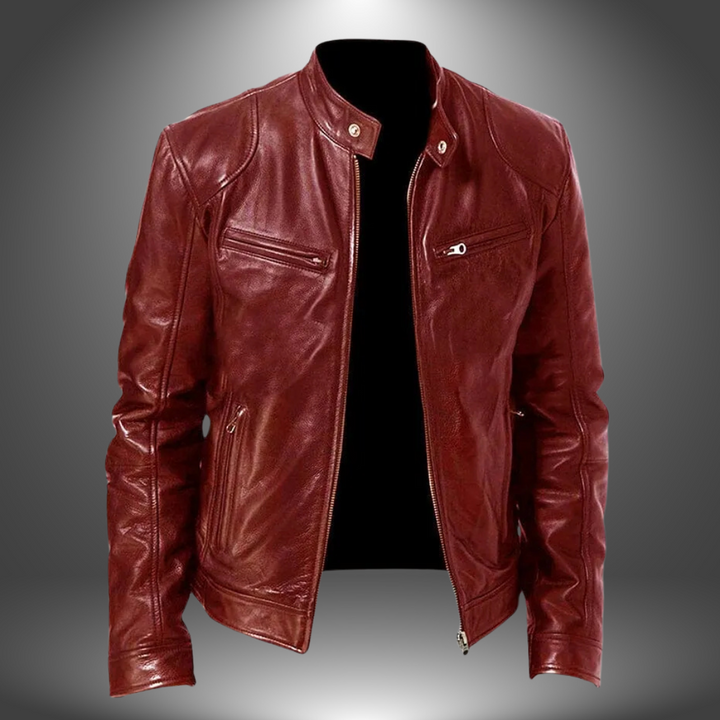 Men's Artisan Biker Leather Jacket - Everyday Style