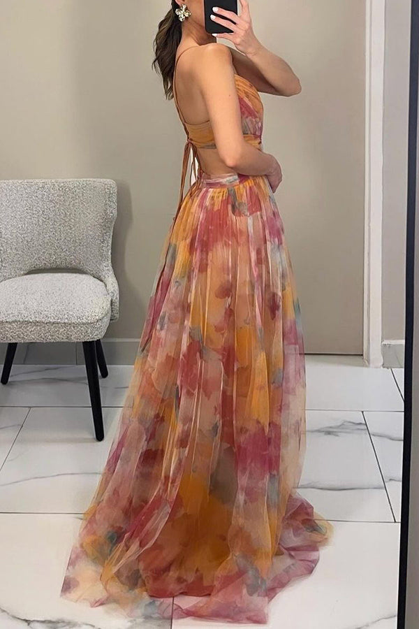 Women's Floral Maxi Dress - Effortless Beauty for Every Occasion