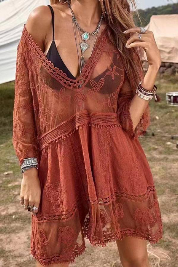 Women's Effortless Swim Cover-Up Jacket - Beach Style